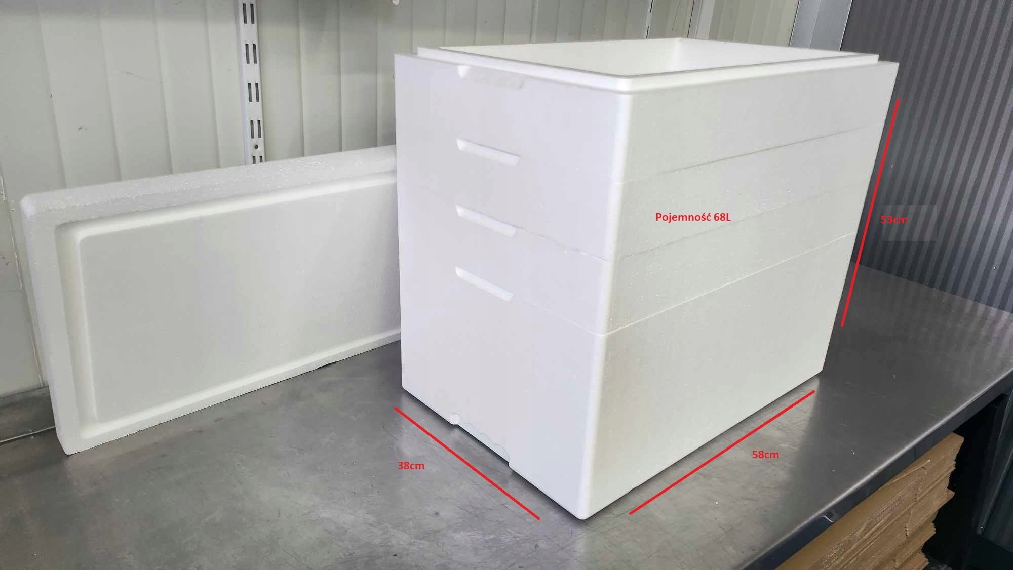 Tb205 +3r pudełko styropianowe